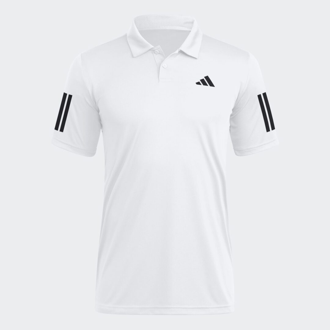 CLUB 3STR POLO WHITE